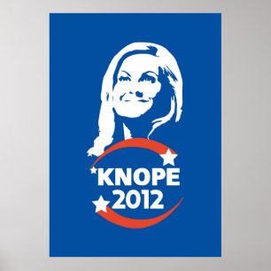 Póster Leslie Knope para el ayuntamiento
