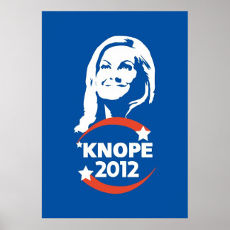 Póster Leslie Knope para el ayuntamiento