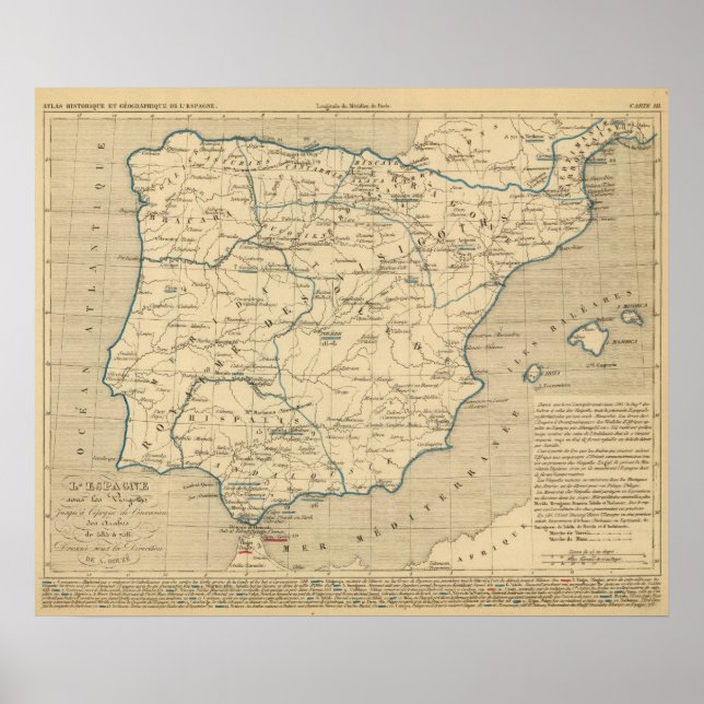Póster L'Espagne 585 a 756 (Frente)