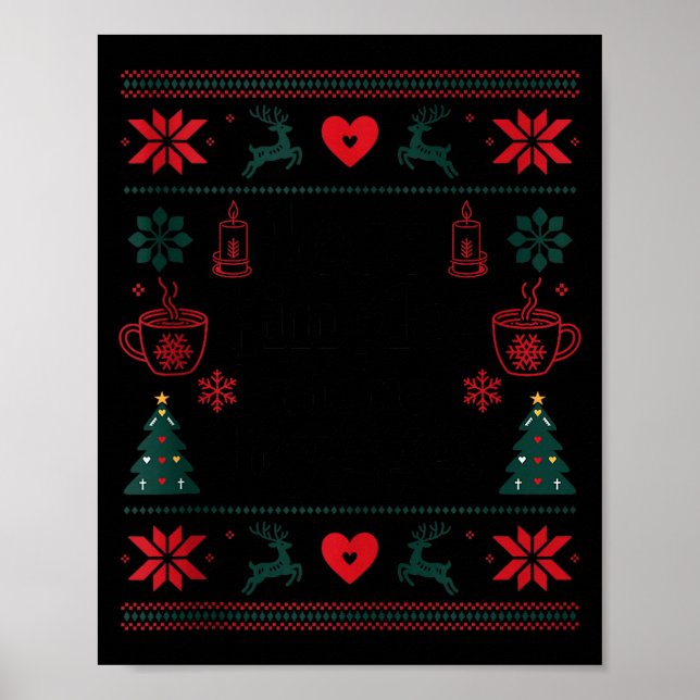 Póster Less Jingle More Hygge Christmas Swedish Norwegian (Frente)