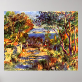 Póster L'Estaque de Pierre Renoir, impresionismo vintage