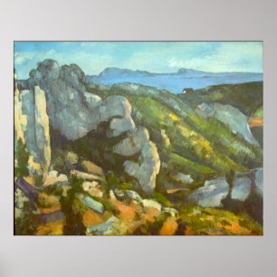 Póster L'Estaque por Paul Cezanne