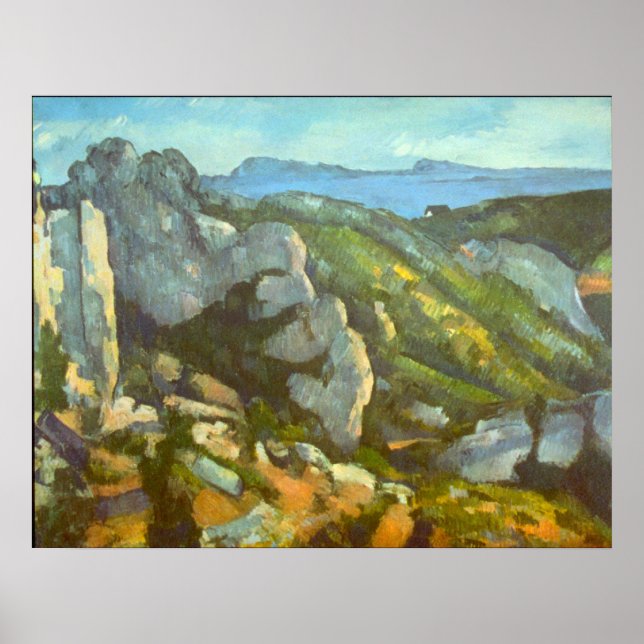 Póster L'Estaque por Paul Cezanne (Frente)