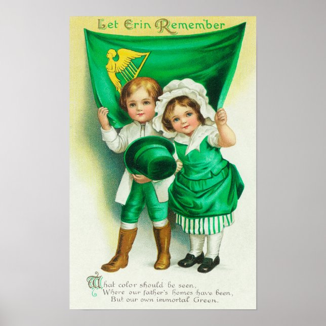 Póster Let Erin Remember Couple Holding a Flag (Frente)