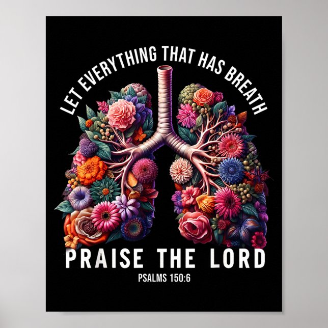 Póster Let Everything That Has Breath Praise The Lord Tee (Frente)