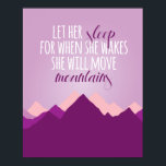 Póster Let Her Sleep Print<br><div class="desc">Original Artwork by Jennifer Sutherland * Pink Lily Press</div>