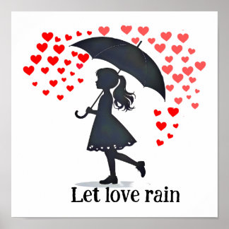 Póster Let Love Rain