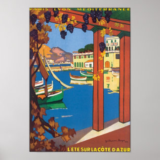 Póster Lete Sur La Cote D' Azur