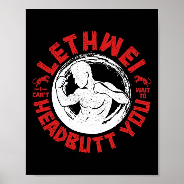 Póster Lethwei Instructor Boxeo Birmano (Frente)