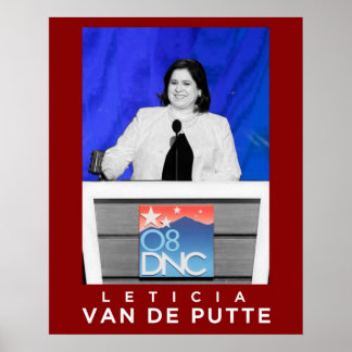 Póster Leticia Van De Putte