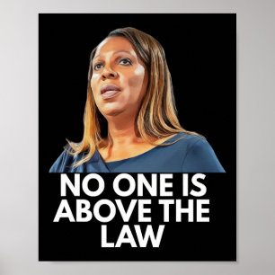 Póster Letitia James. Nadie está por encima de la ley