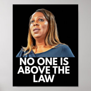 Póster Letitia James. Nadie Está Por Encima De La Ley