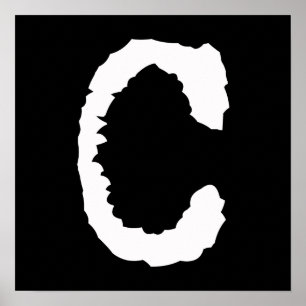 Póster Letra C