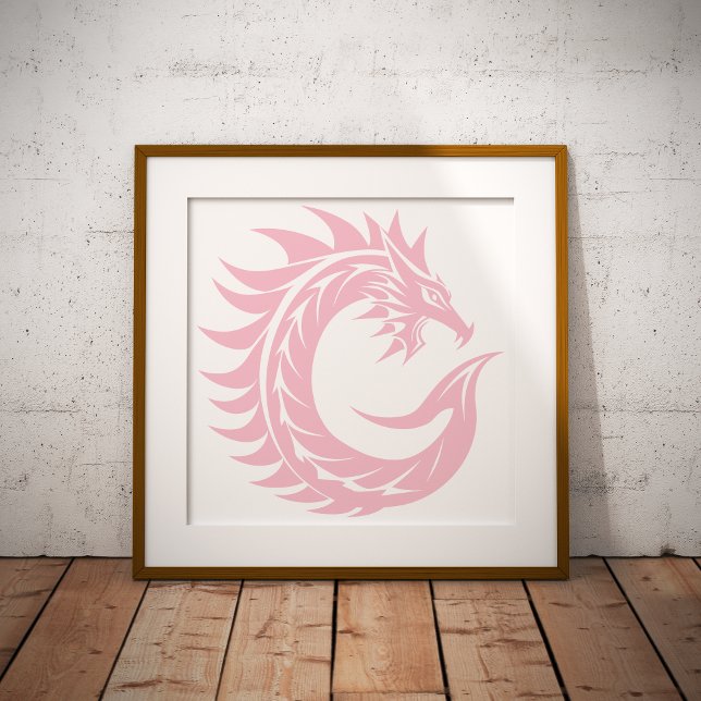 Póster Letra C de estilo dragón, alfabeto de dragón, mono (Subido por el creador)