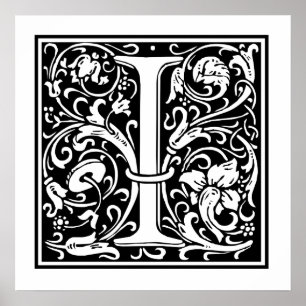 Póster Letra decorativa I