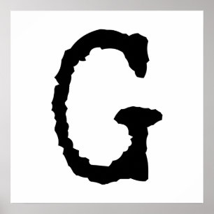Póster Letra G