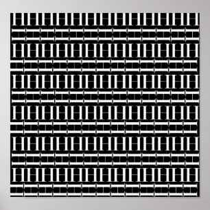 Póster Letra inicial monograma H