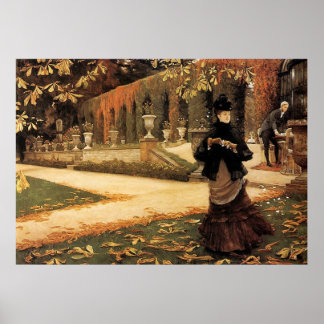 Póster Letra ~ James Tissot ~ Bella Artes Canvas Print