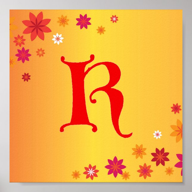 Póster Letra K Poster (Frente)