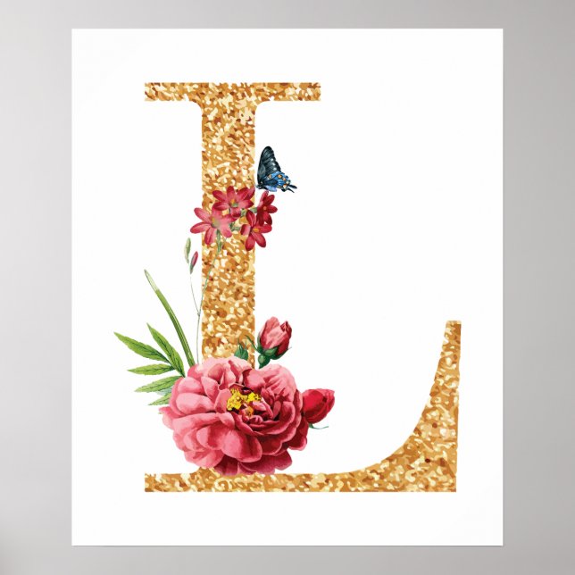 Póster Letra l (Frente)