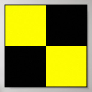 Póster Letra marítima internacional de la bandera de