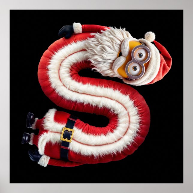 Póster Letra S (Frente)