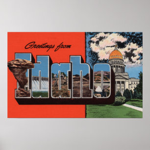 Póster Letra ScenesIdaho de IdahoLarge