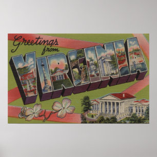 Póster Letra ScenesVirginia 5 de VirginiaLarge