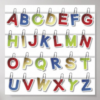 Póster Letras alfabéticas (4)