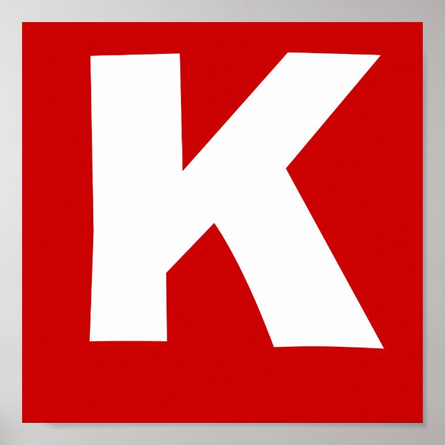 Póster Letras de nombres de luchador (Frente)