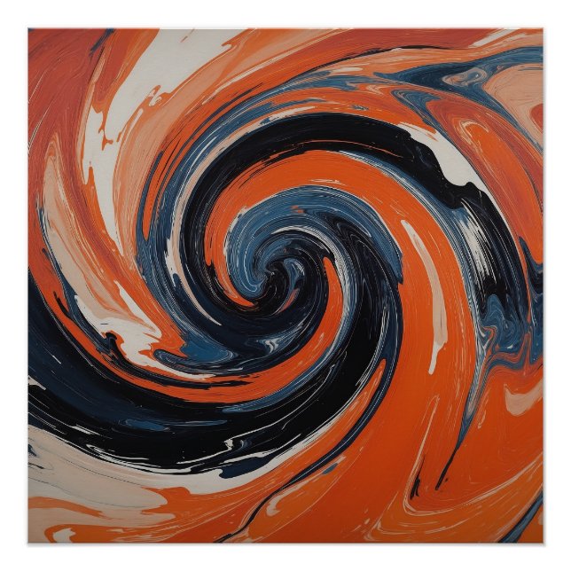 Póster L'Étreinte du Feu et de l'Eau (Anverso)