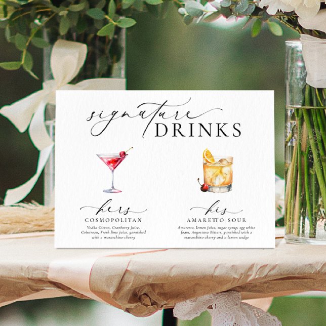 Póster Letrero de Bebidas con Sello Minimalista Moderno d (Subido por el creador)