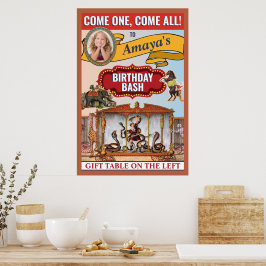Póster Letrero de bienvenida de cartón espuma con tema de