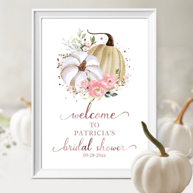 Póster Letrero de bienvenida de ducha de novia con calaba (Subido por el creador)