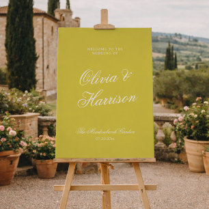 Póster Letrero de bienvenida Isla Amarilla Citrus Dinero