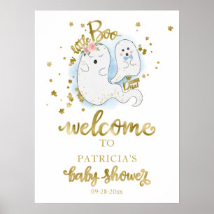 Póster Letrero de bienvenida para Baby Shower de Hallowee
