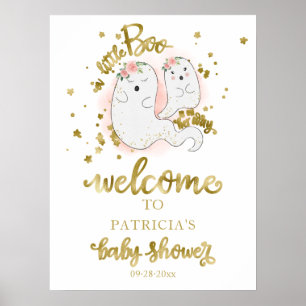 Póster Letrero de bienvenida para Baby Shower de Hallowee