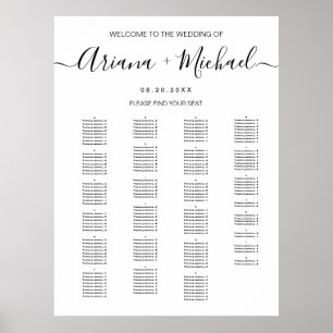 Póster Letrero de bienvenida para boda descargable Gráfic