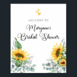 Póster Letrero de Bienvenida para Despedida de Soltera co<br><div class="desc">¡Bienvenide a sus invitados de la despedida de soltera con este hermoso letrero rústico!</div>