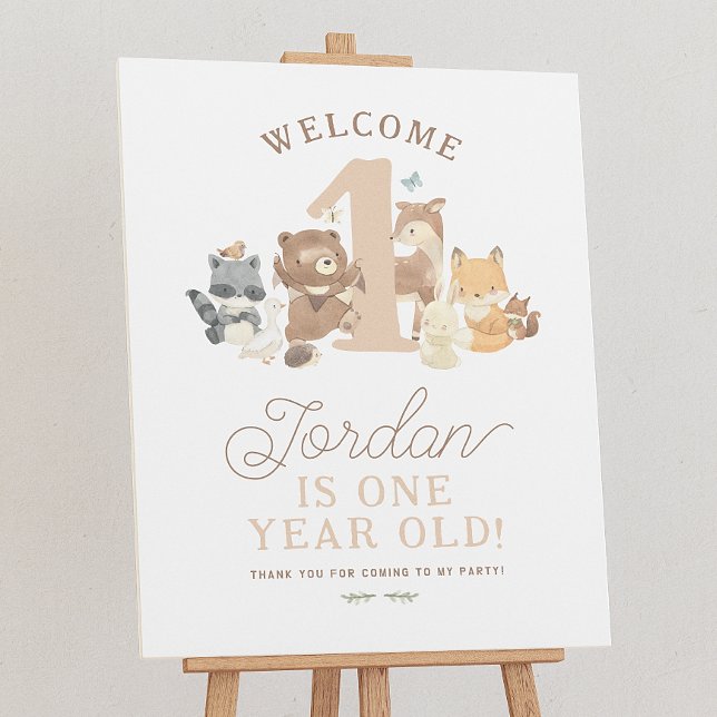 Póster Letrero de Bienvenida para Fiesta de Cumpleaños de (Subido por el creador)