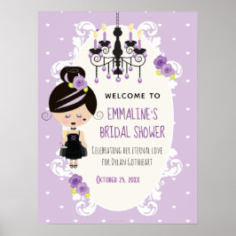 Póster Letrero de Bienvenida para Fiesta de Despedida de 