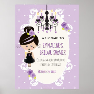 Póster Letrero de Bienvenida para Fiesta de Despedida de 