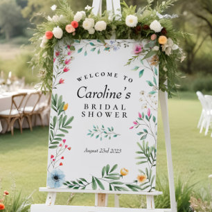 Póster Letrero de Bienvenida para Fiesta de Flores Silves