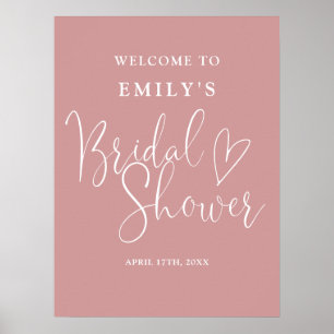 Póster Letrero de bienvenida para fiesta de soltera en ro