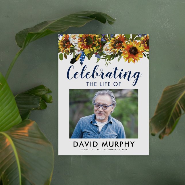 Póster Letrero de bienvenida para funeral | Celebración d (Subido por el creador)