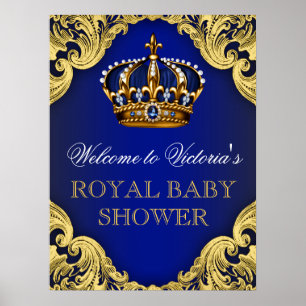Póster Letrero de Bienvenida para la Fiesta de Shower del