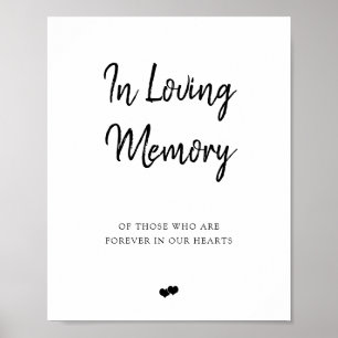 Póster Letrero de Boda con Elegante Letra de Pincel en Me