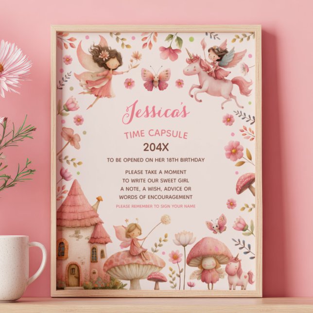 Póster Letrero de Cápsula del Tiempo de Cumpleaños de Had (Subido por el creador)