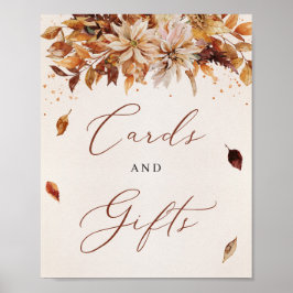 Póster Letrero de cuenta regresiva para ducha de novia bo