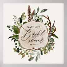 Letrero de despedida de soltera botánico de graner